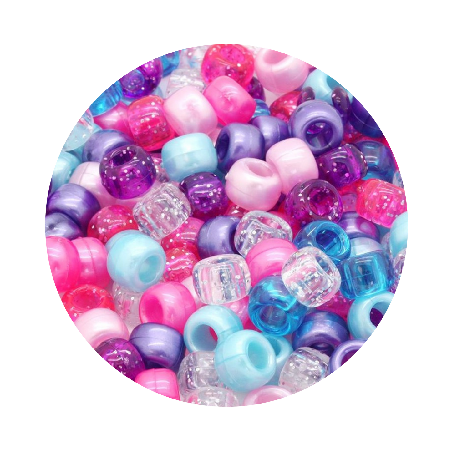 Pony Barrel Beads Unicorn Mix