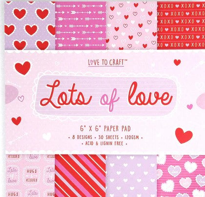 Lots Of Love Paper Pad